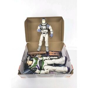 2 For 1 Disney Buzz‎ Lightyear Action Figure Fully Equipped New & Extra Buzz Toy